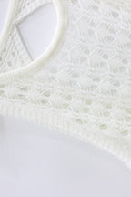 Knit Fringed Cutout Cover-Up