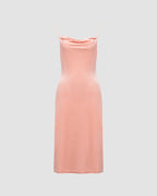 Strappy Maxi Dress with a Cowl Neck