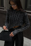 Knit Fitted Cropped Sweater