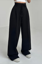 High-Rise Fitted Pants