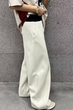 Wide-Leg High-Rise Relaxed-Fit Pants