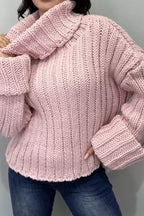 Roll-Neck Relaxed-Fit Sweater