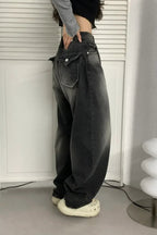 Retro High-Rise Wide-Leg Jeans