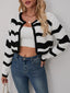 Striped Knit Cardigan