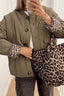 Green Relaxed-Fit Cotton Coat