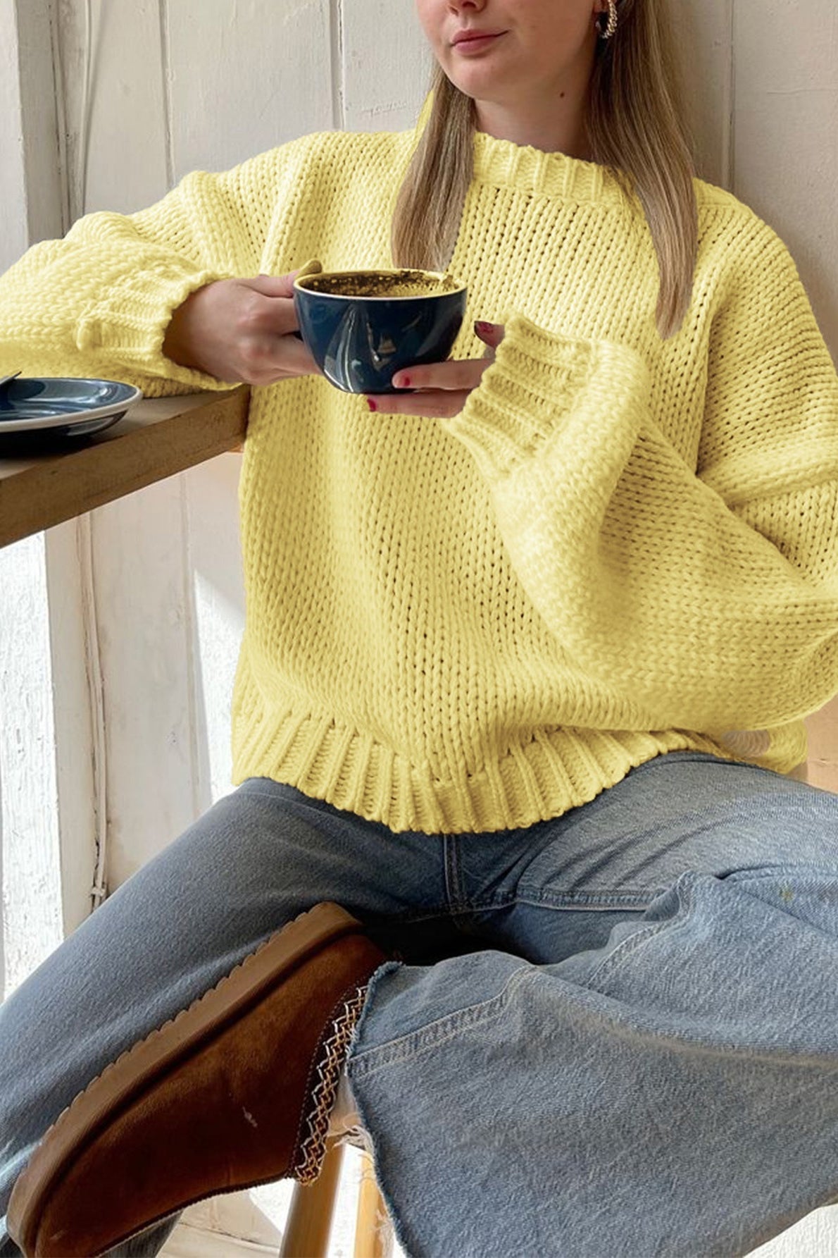 Knit Relaxed-Fit Sweater