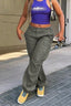 Straight-Leg Fitted Cargo Pants
