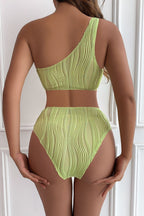Paneled Swimsuit with Cutout Details