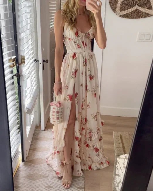 Printed Sleeveless Dress