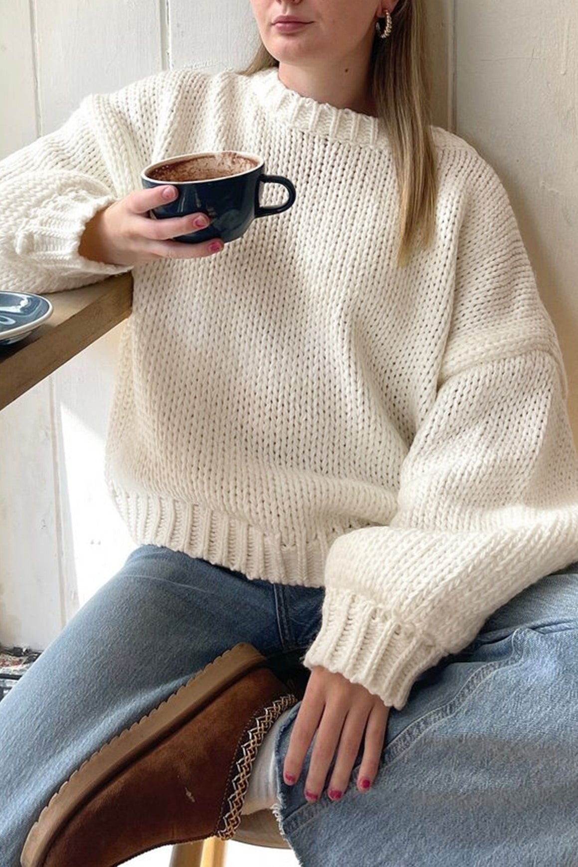 Knit Relaxed-Fit Sweater