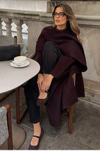 Scarf-Neck Relaxed-Fit Scarf