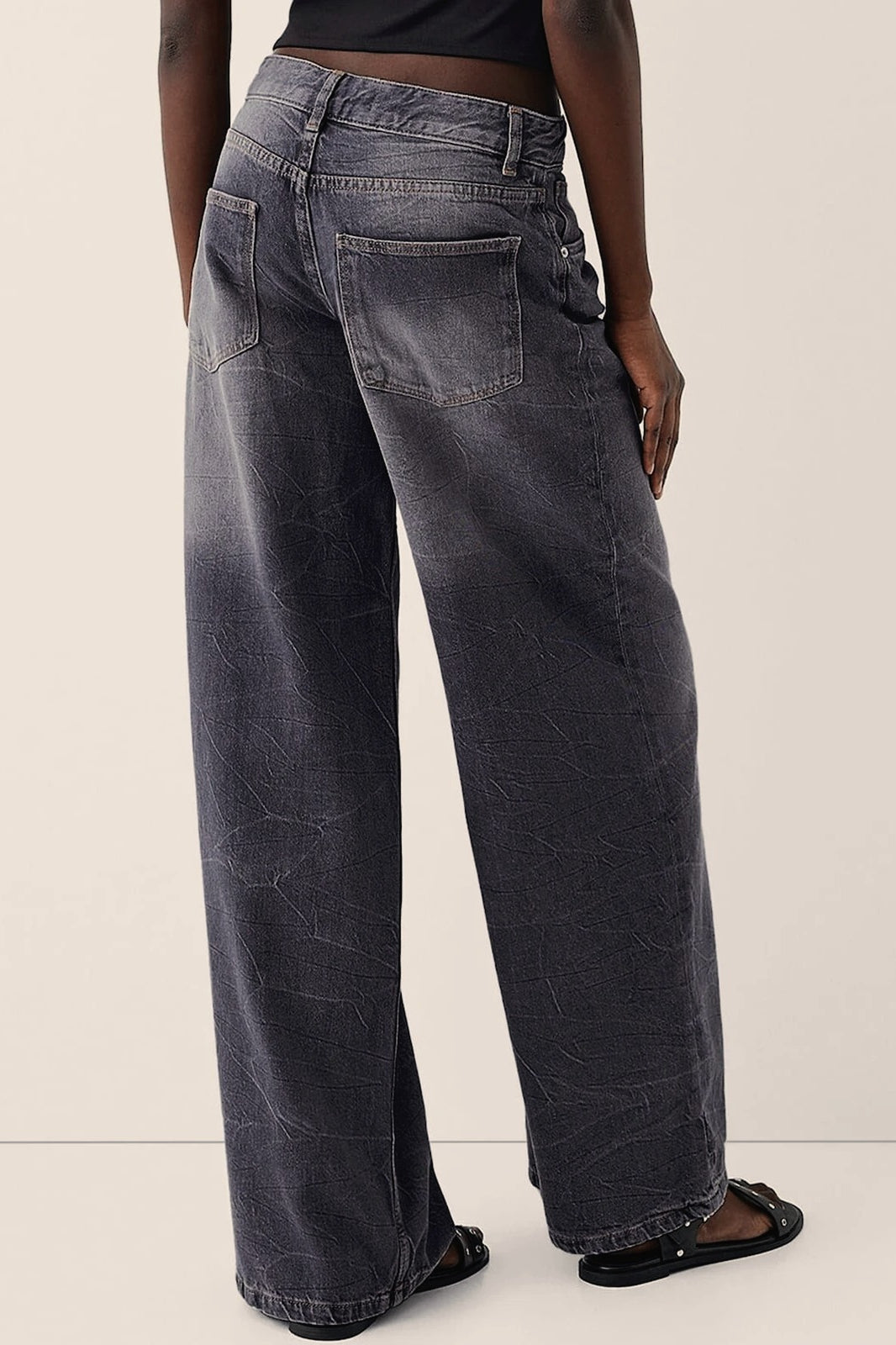 Denim Relaxed-Fit Y2K Jeans