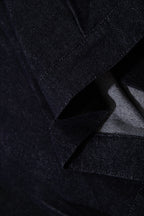 Washed Denim Jacket with Toggle Fastenings