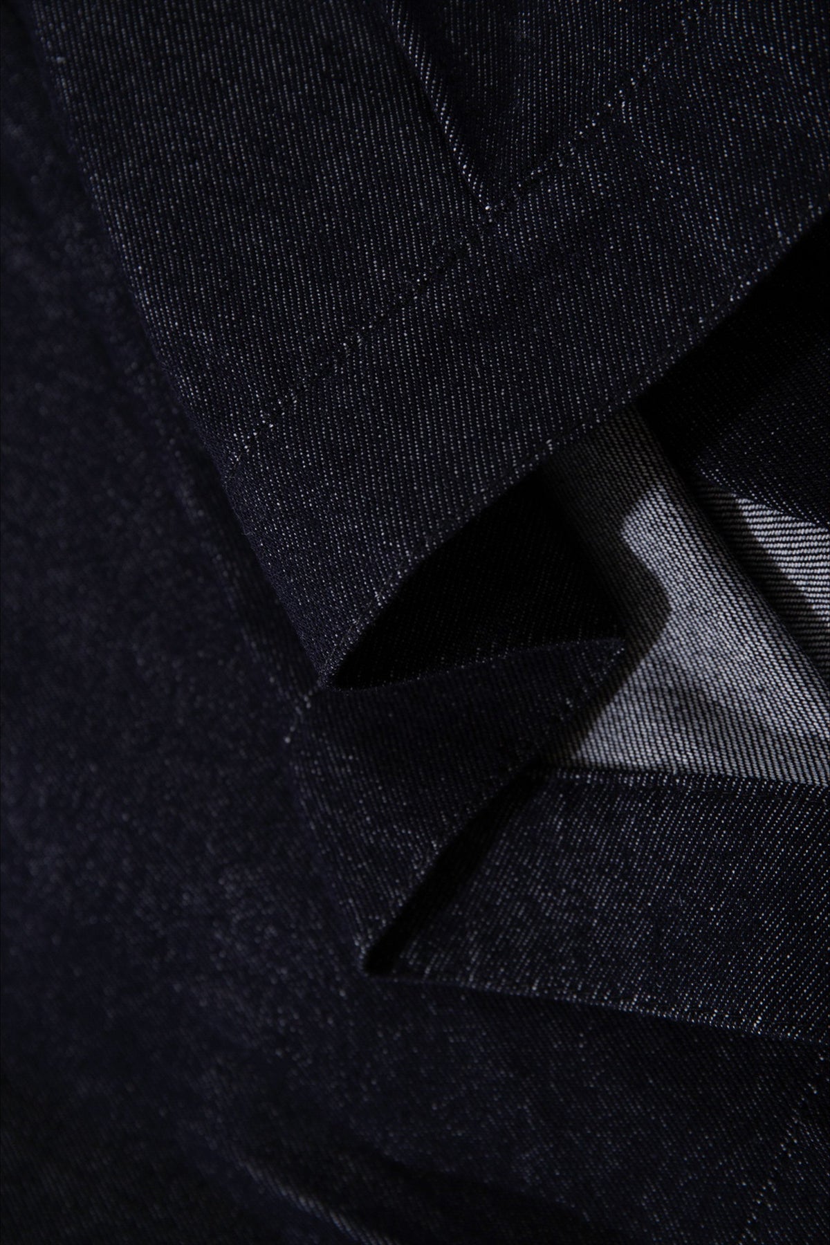 Washed Denim Jacket with Toggle Fastenings
