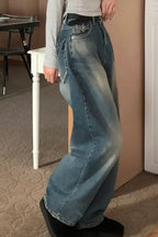 Retro High-Rise Wide-Leg Jeans