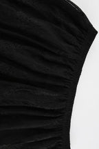 Sheer Tiered Co-Ord Set with Lace Details