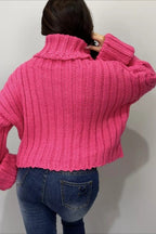 Roll-Neck Relaxed-Fit Sweater