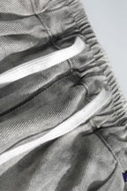 Wide-Leg Denim Washed Jeans