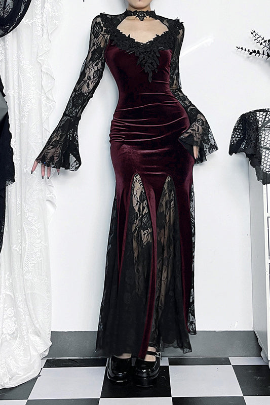Lace Gothic Dress