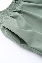 Relaxed-Fit Cargo Pants with Drawstring Detail