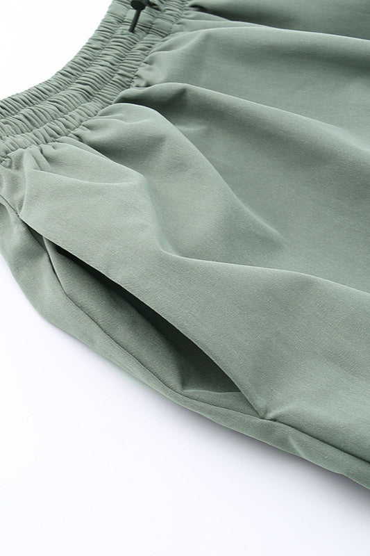 Relaxed-Fit Cargo Pants with Drawstring Detail