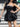 Strappy Pullover Mini Dress with Lace Details Secondary image