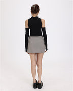 Cutout Long-Sleeve Top