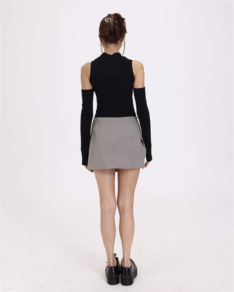 Cutout Long-Sleeve Top