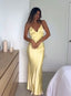 Rhinestone Plunging-V Strappy Dress