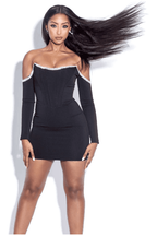 Rhinestone Fitted Strappy Mini Dress