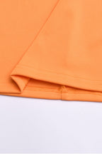 Strappy Cutout Contrast-Detail Mini Dress with a Split Detail