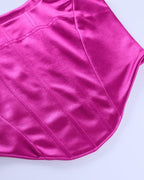 Sleeveless Cropped Corset Top