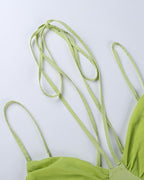 Corset Top with a Halter Neck