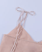 Sleeveless Top with Bow Details