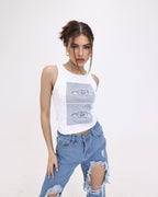 Printed Sleeveless Tank Top