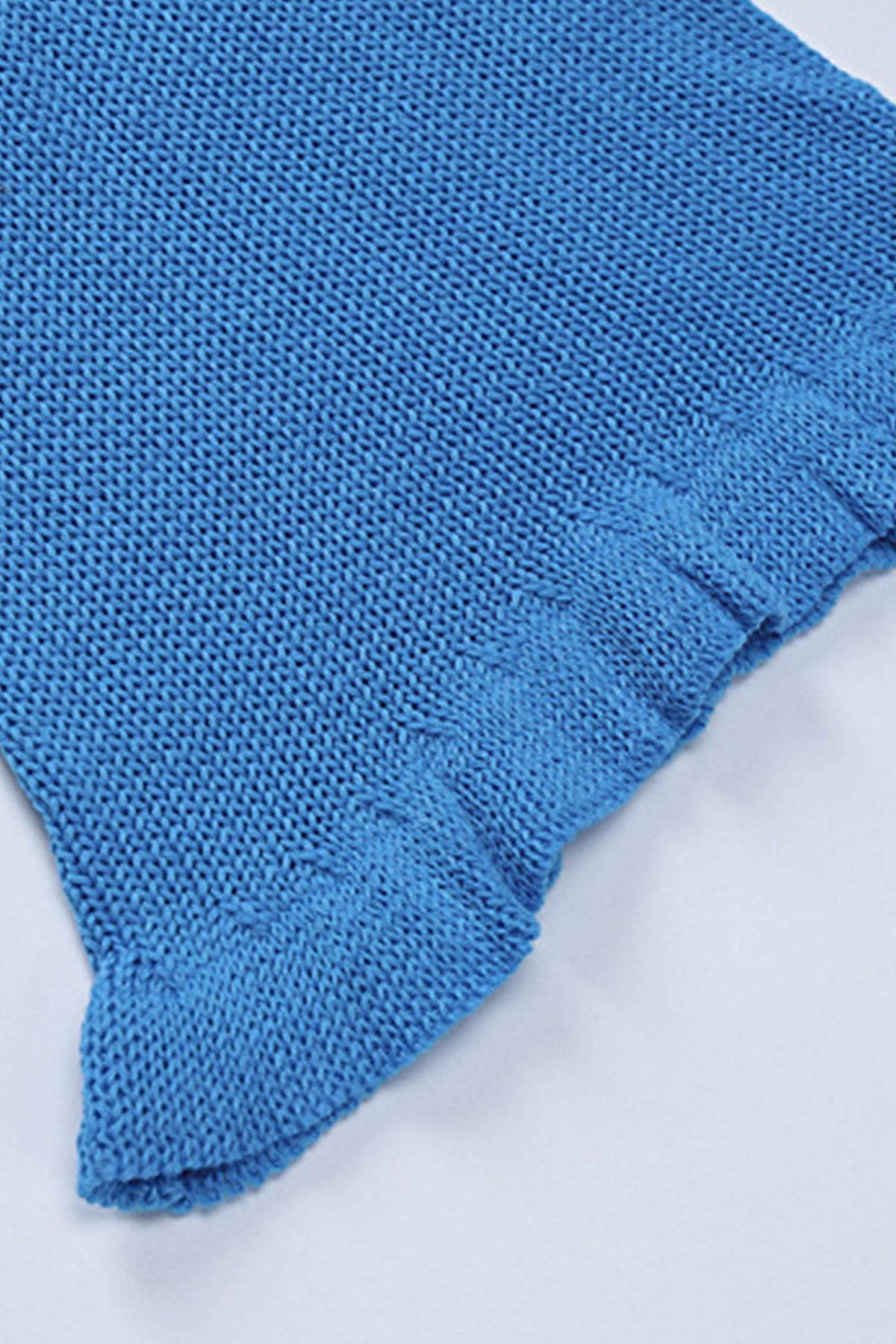Knit Dress with Ruffle Details