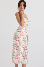 Floral Lace Strappy Dress