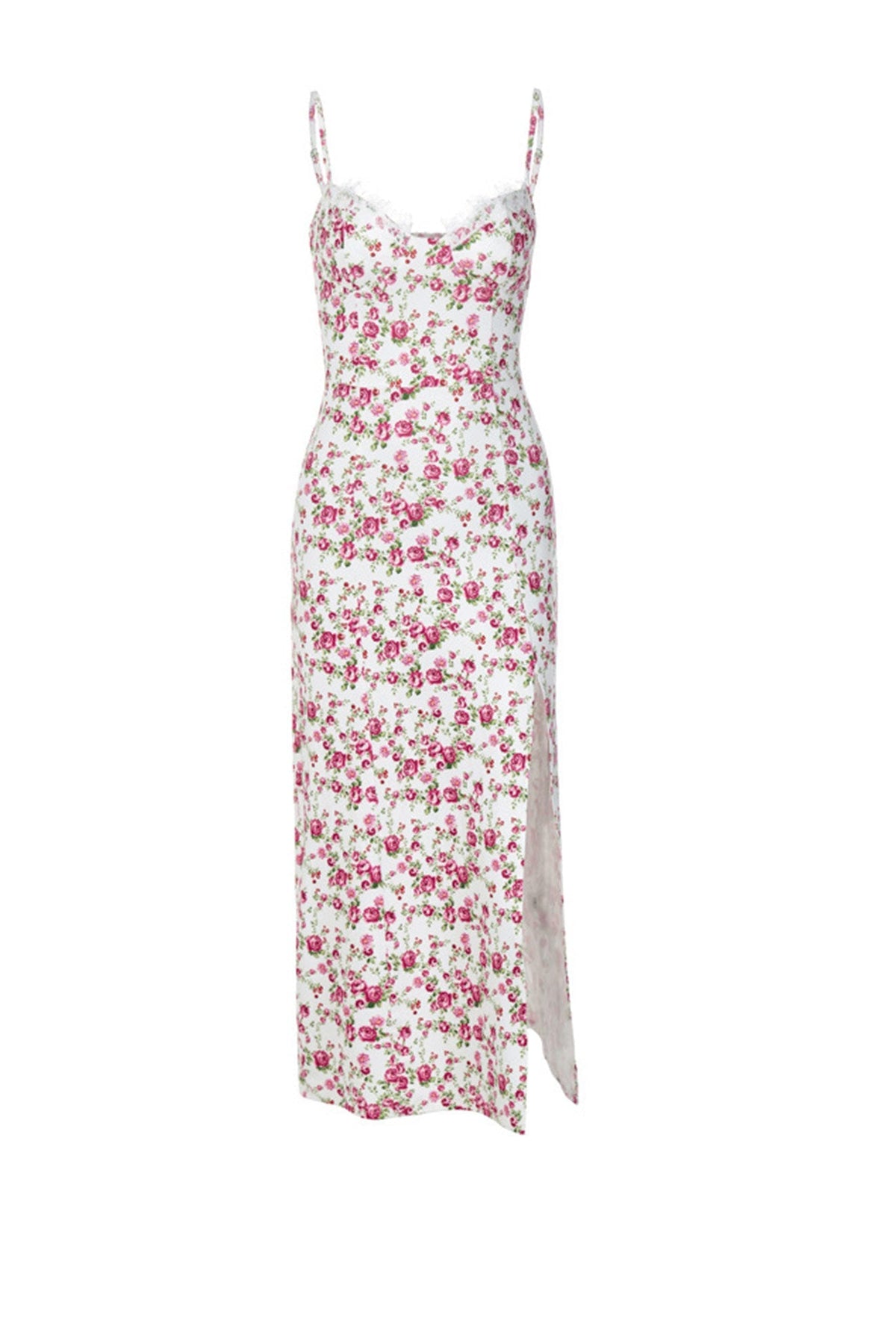 Floral Lace Strappy Dress