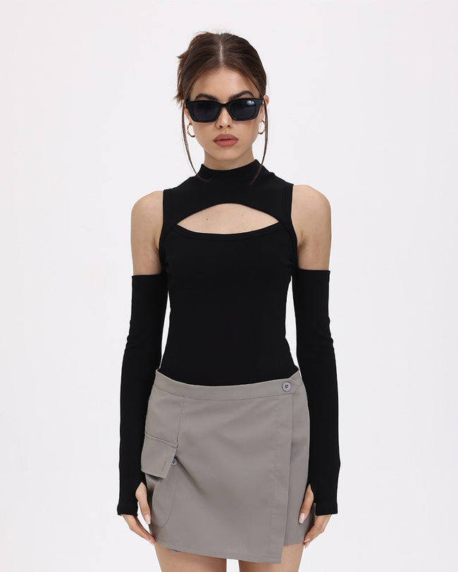 Cutout Long-Sleeve Top Main image