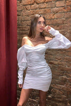 Long-Sleeve Evening Bodycon Dress