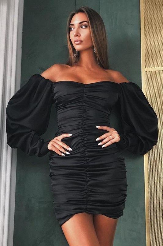 Long-Sleeve Evening Bodycon Dress Main image