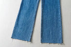 Straight-Leg High-Rise Denim Jeans