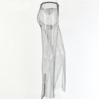 Cutout Sheer Pants