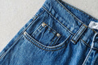 Straight-Leg High-Rise Denim Jeans