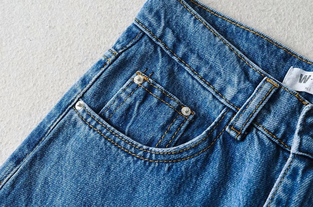 Straight-Leg High-Rise Denim Jeans