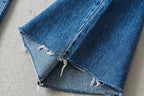 Straight-Leg High-Rise Denim Jeans