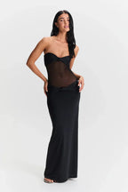 Strappy Twist-Detail Knotted Maxi Dress