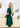 Puff-Sleeve Dress with Pleat Details Secondary image