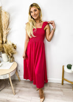 Strappy Ruffled Dress