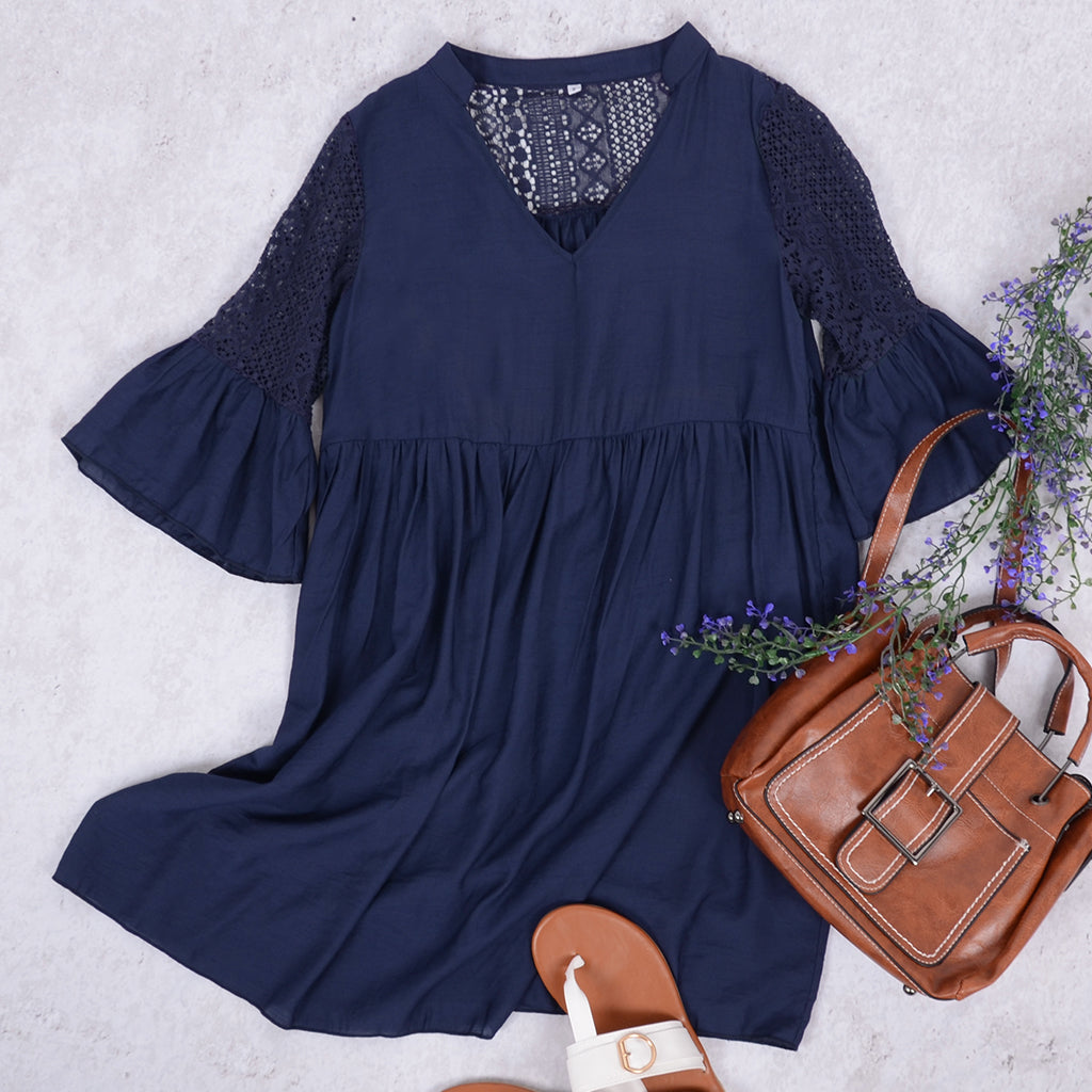 Dress with Lace Details